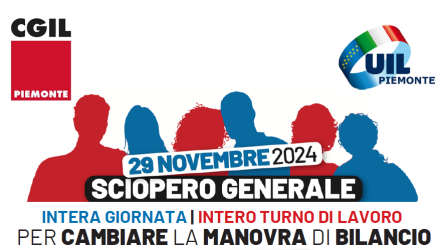 Sciopero generale - 29 novembre 2024