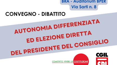 Convegno a Bra su Autonomia differenziata il 16 maggio 2024